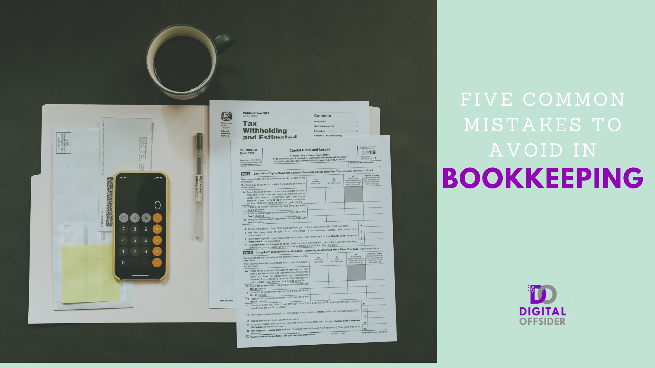 Five Common Mistakes to Avoid in Bookkeeping